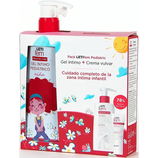 Letifem Pack Pädiatrie-Gel 250 ml + Vulva-Creme 30 ml
