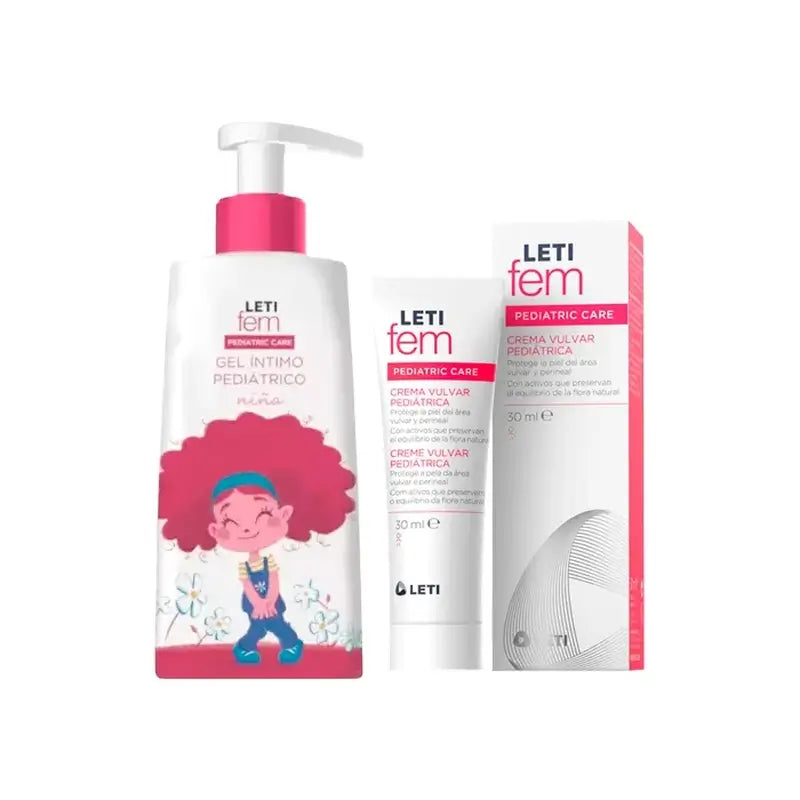 Letifem Pack Pädiatrie-Gel 250 ml + Vulva-Creme 30 ml