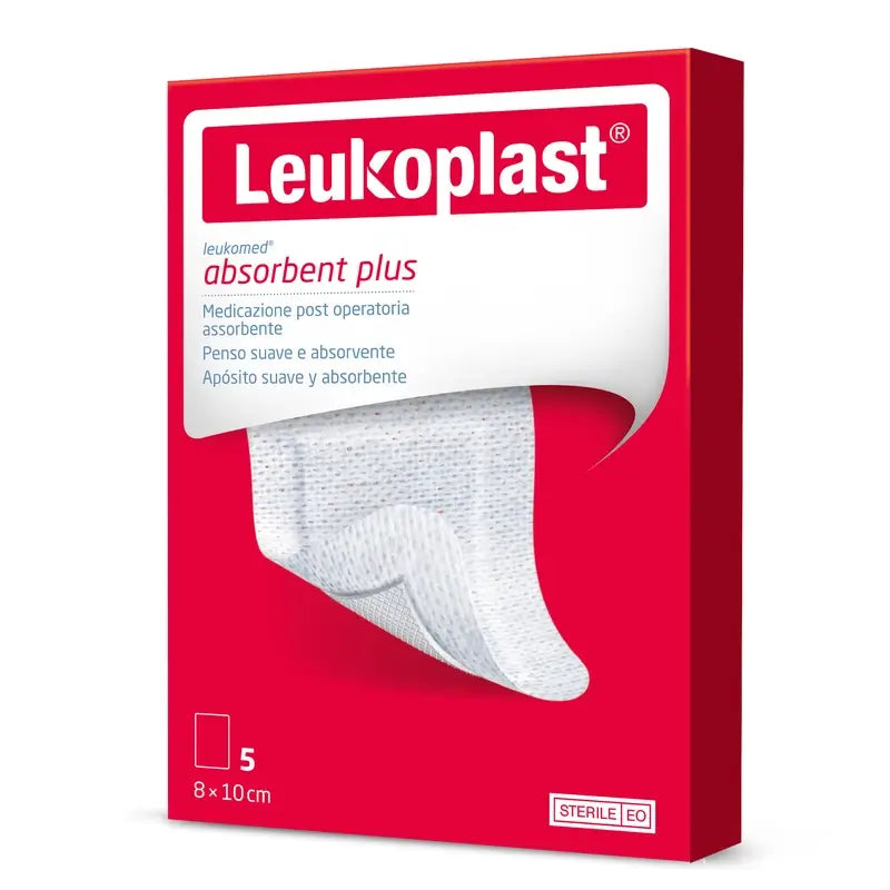 Leukoplast Leukomed 8 Cm X 10 Cm, 5 Stk.
