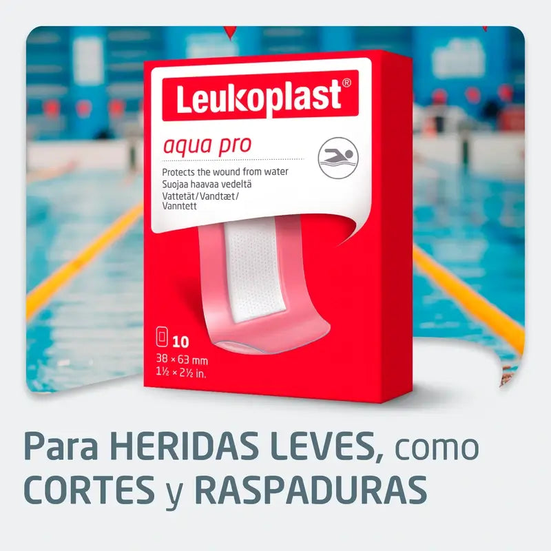 Leukoplast Aqua Pro, 19 mm x 72 mm, 10 Stück.