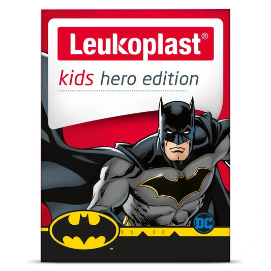 Leukoplast Kids Hero Edition Batman, 12-teiliges Sortiment