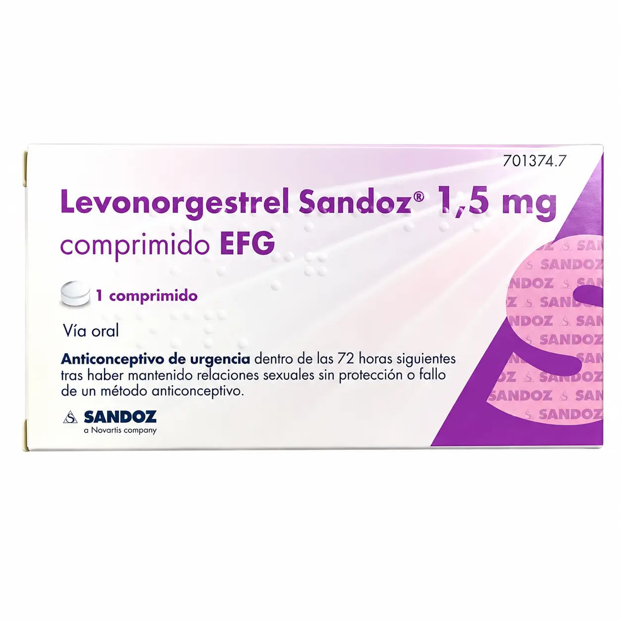Levonorgestrel Sandoz 1,5 mg 1 Tablette