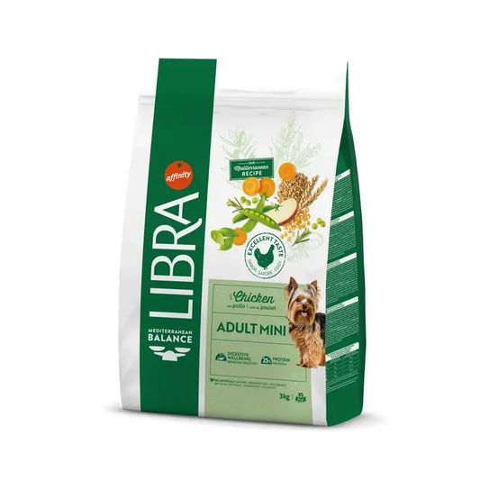 Libra Canine Adult Mini Huhn 3kg, Hundefutter für Hunde