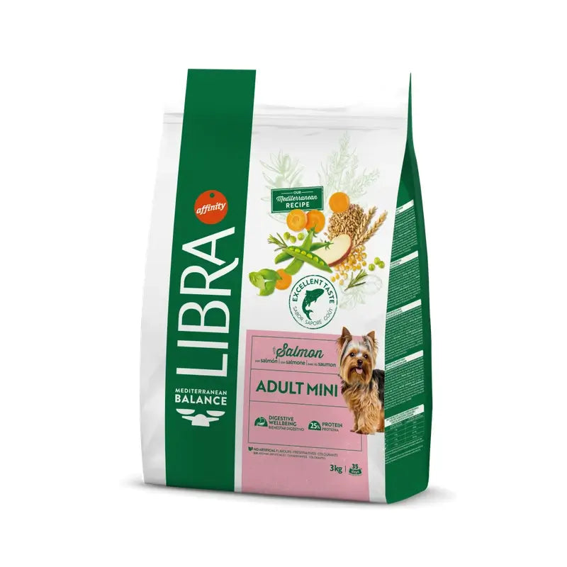 Libra Canine Adult Mini Salmon 3kg, Hundefutter für Hunde