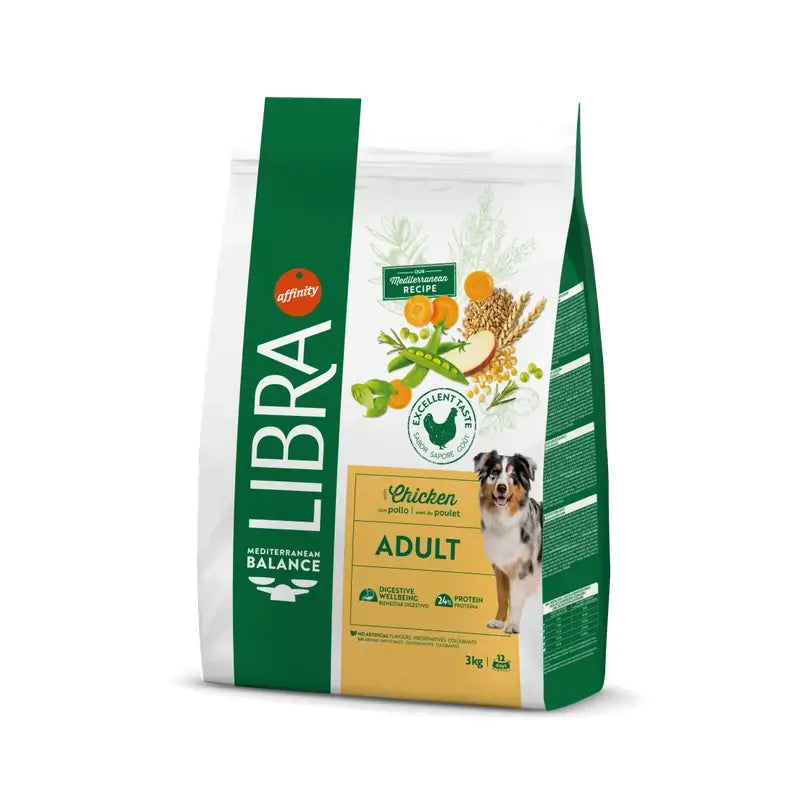 Libra Canine Adult Huhn 3kg, Hundefutter für Hunde