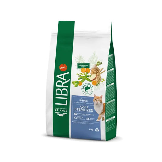Libra Feline Adult Sterilisierter Thunfisch 1,5 kg, Katzenfutter