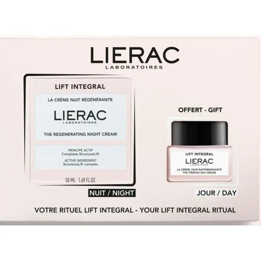 Lierac Set Integral Lift Nachtcreme + Minigröße Tagescreme 20Ml