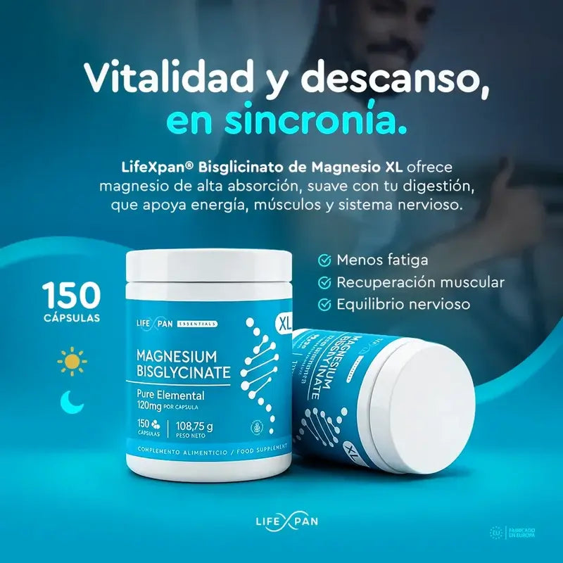 Lifexpan Magnesium Bisglycinat Xl , 150 Kapseln