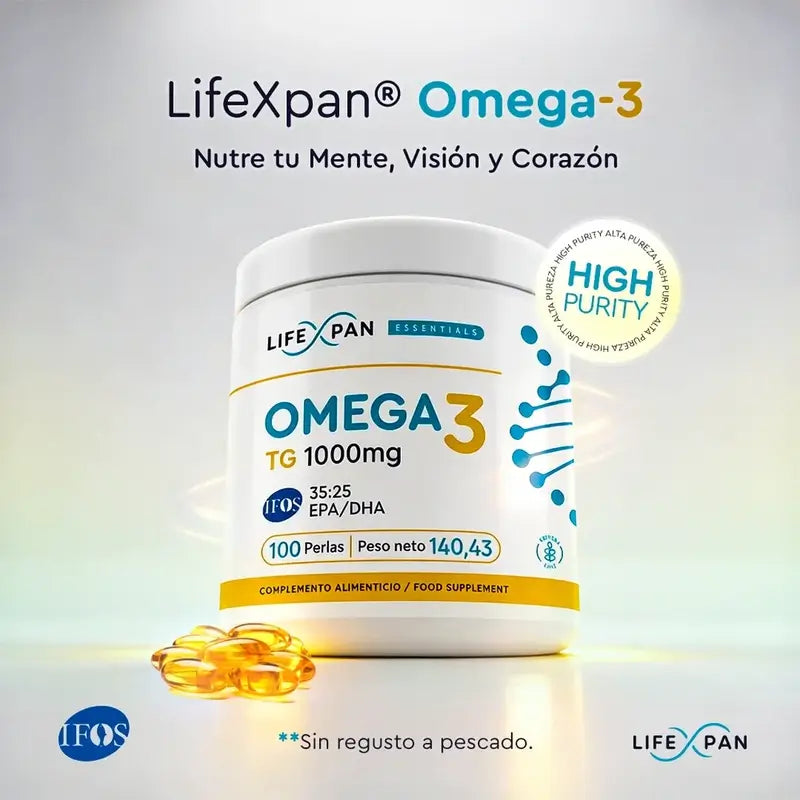 Lifexpan Omega 3 Ultra Pure Ifos 1000 Mg , 100 Kapseln