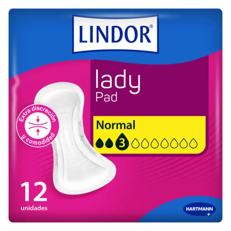 Lindor Lady Pad Normal 3 Tropfen