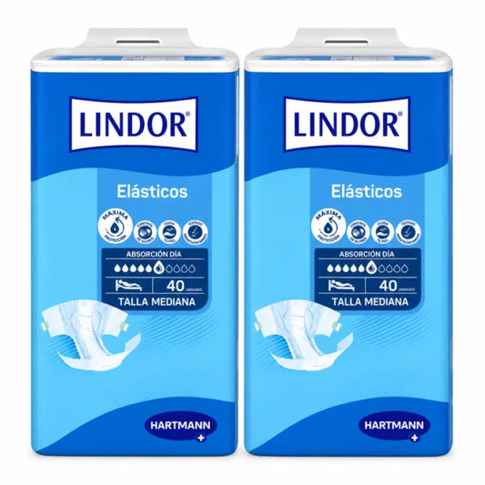 Lindor Elastic Windeln Day Größe M, 80 Stück.