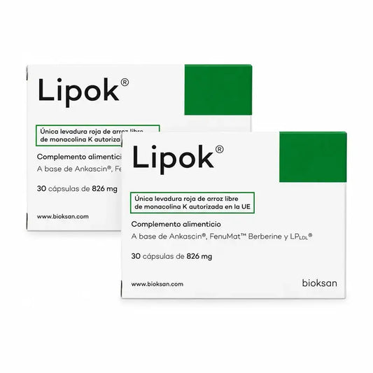 Lipok Nahrungsergänzungsmittel, Packung mit 2 x 30 Kapseln