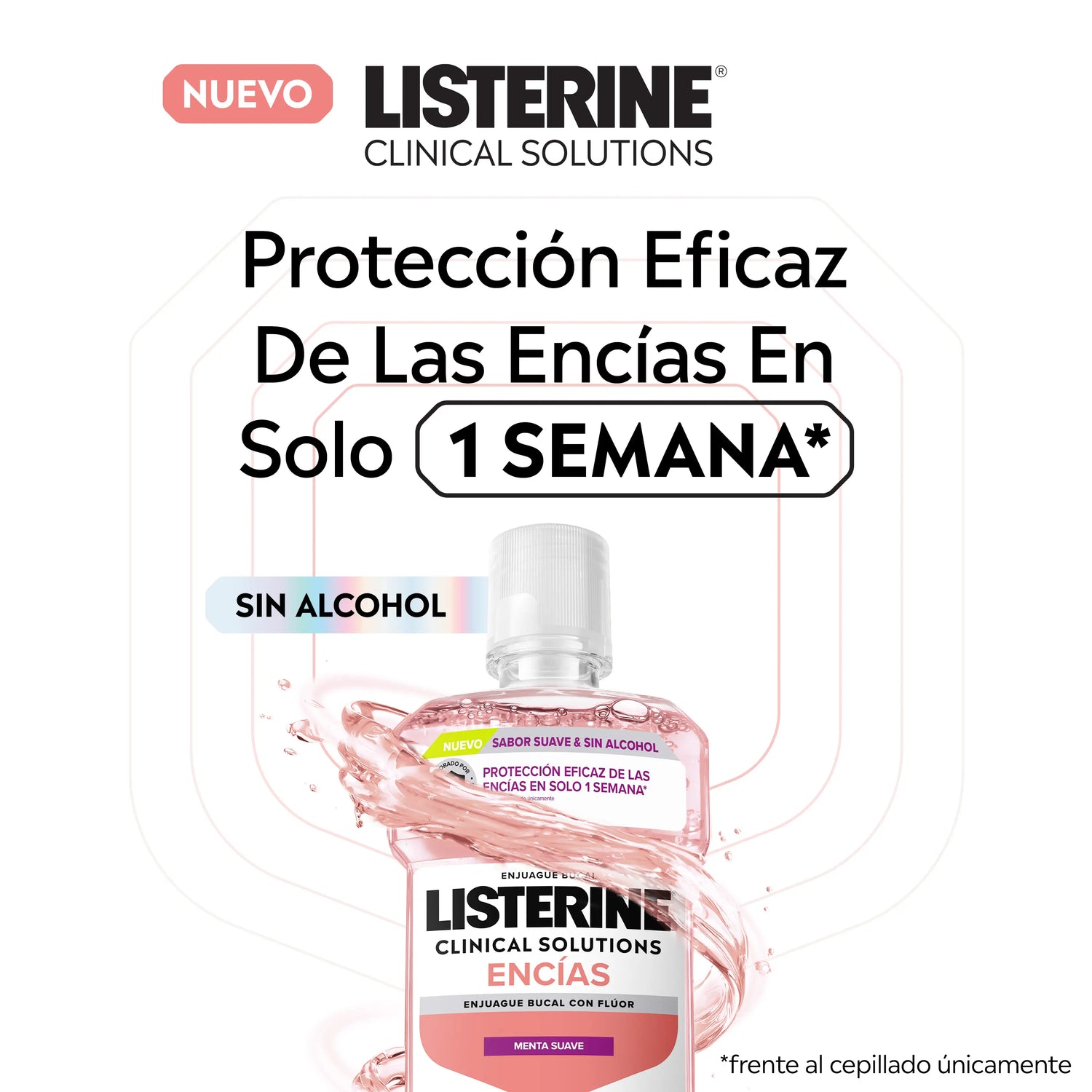Listerine Klinische Lösungen Sanfte Aromakaugummis, 500 ml