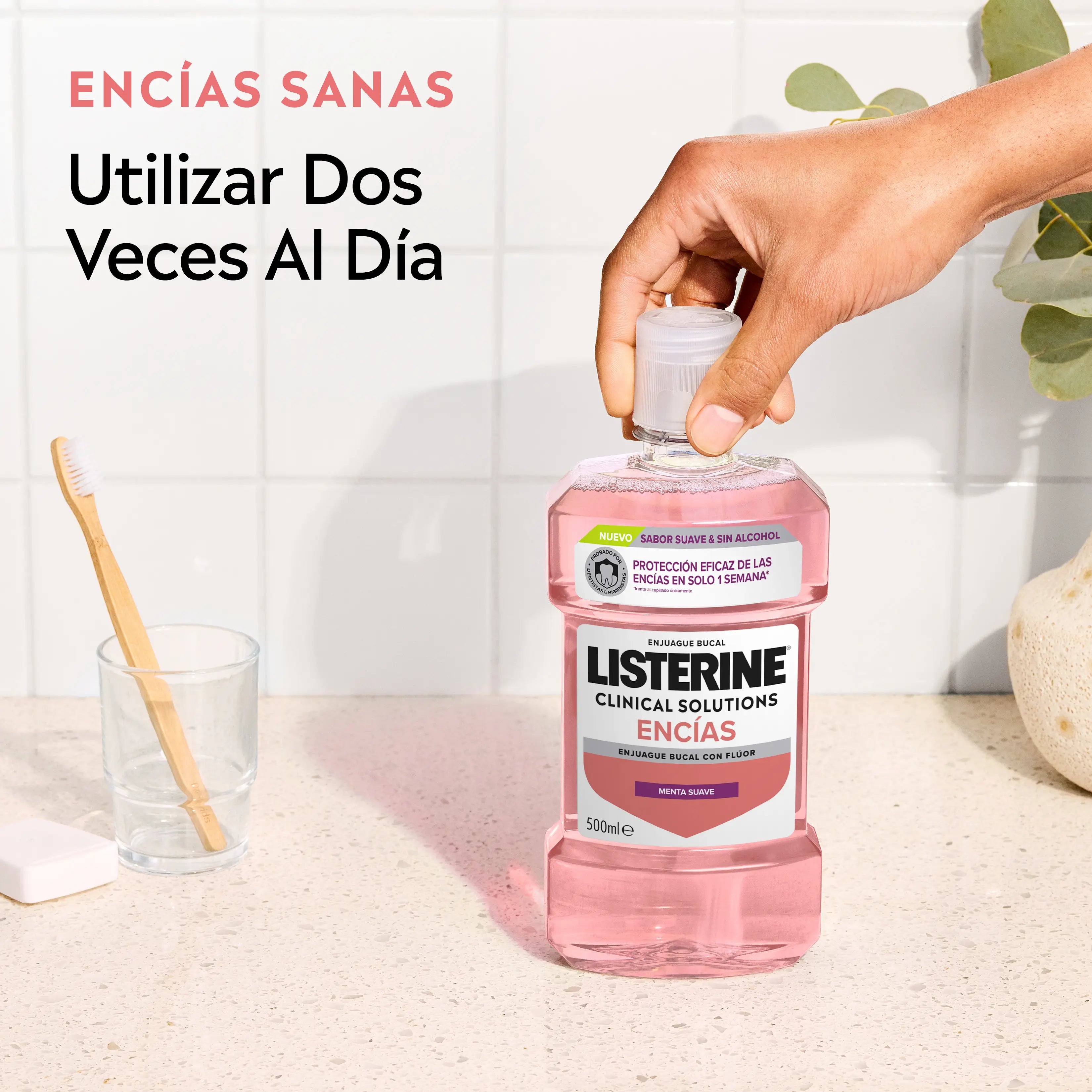 Listerine Klinische Lösungen Sanfte Aromakaugummis, 500 ml