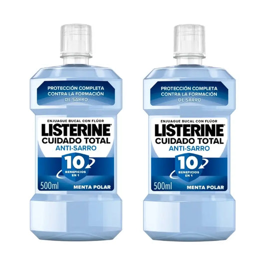 Listerine Duplo - Advanced Anti Tartar Mouthwash, 2 x 500 Ml
