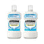 Listerine Duplo Mundwasser, Advanced Whitening, Alkoholfrei, Mild Mint, 2 x 500 Ml