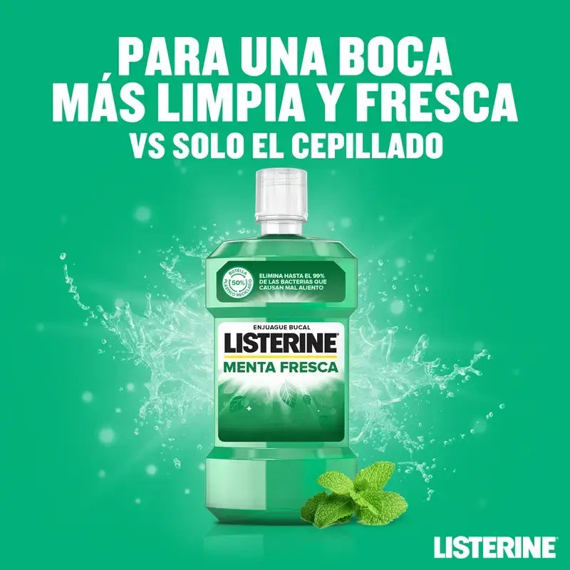 Listerine Duplo Frische Minze Mundspülung, 2 x 500 ml