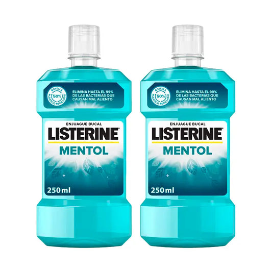 Listerine Duplo Mundspülung Menthol, 2 x 250 ml