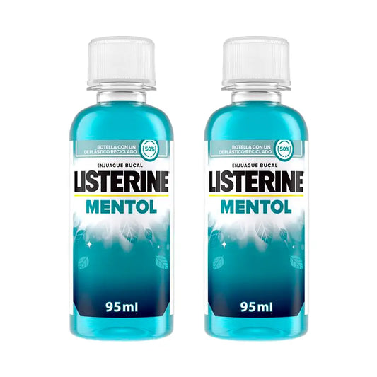 Listerine Duplo, Menthol-Mundspülung, 2 x 95 ml