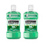 Listerine Duplo Mundwasser Zahn- & Zahnfleischschutz Mild Minze Alkoholfrei Mundwasser, 2 x 500 Ml
