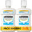 Listerine Mundwasser, Advanced White mit Aufheller, milder Minzgeschmack, alkoholfrei 2 X 1000ml Packung