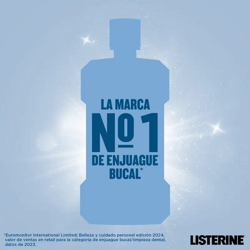 Listerine Mundspülung, Advanced Whitening, alkoholfrei, Milde Minze, 500 ml