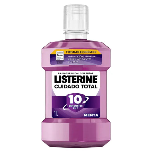 Listerine Total Care Mundspülung, Pfefferminzgeschmack, 1L