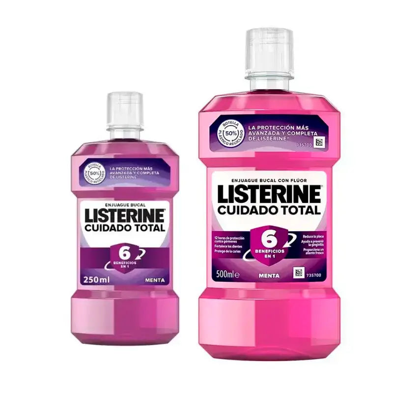 Listerine Total Care Mundspülung Packung 500 ml + 250 ml
