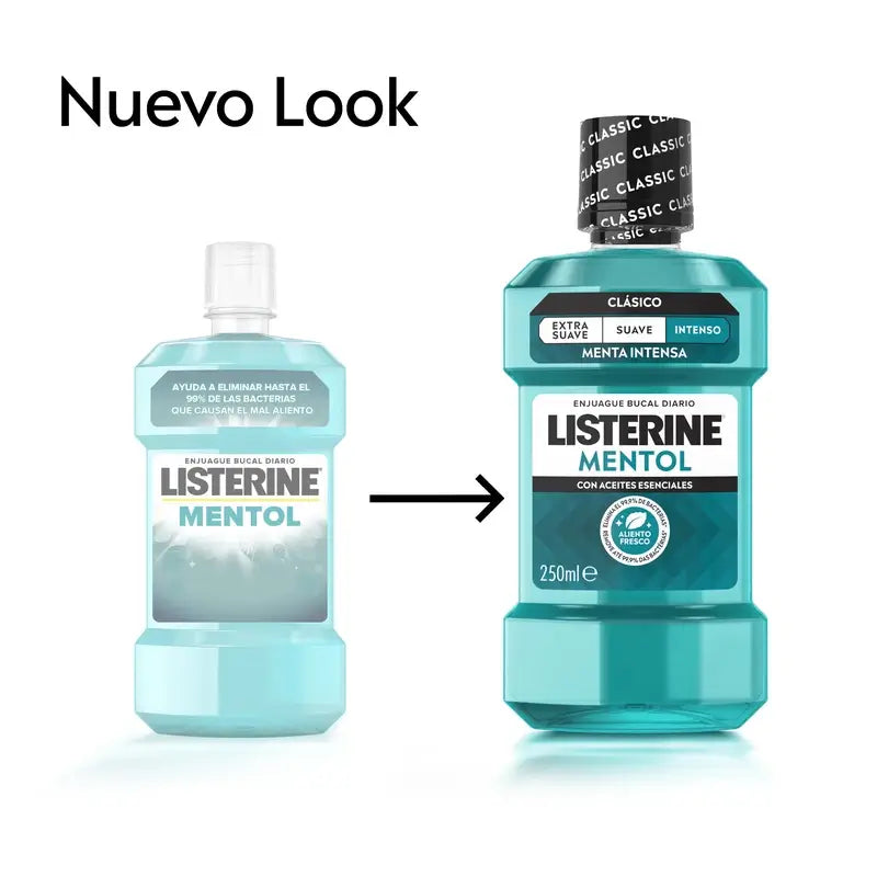 LISTERINE Menthol-Mundspülung, 250 ml