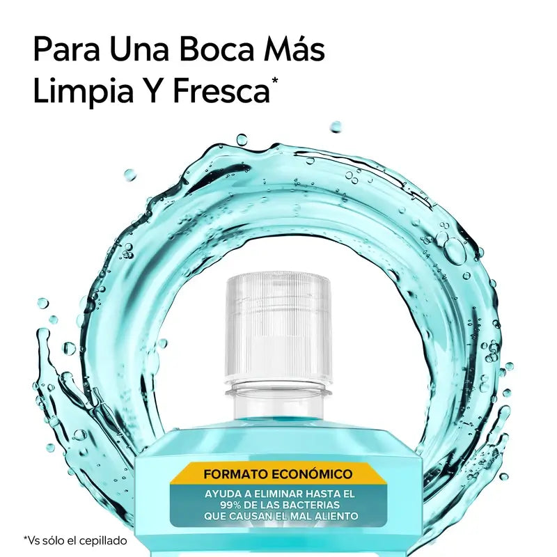Listerine, Menthol-Mundspülung, 1000 ml, milder Geschmack