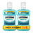 Listerine Mundwasser Menthol-Geschmack Plaque-Schutz, stärkt die Zähne, Packung mit 2 x 1000ml.