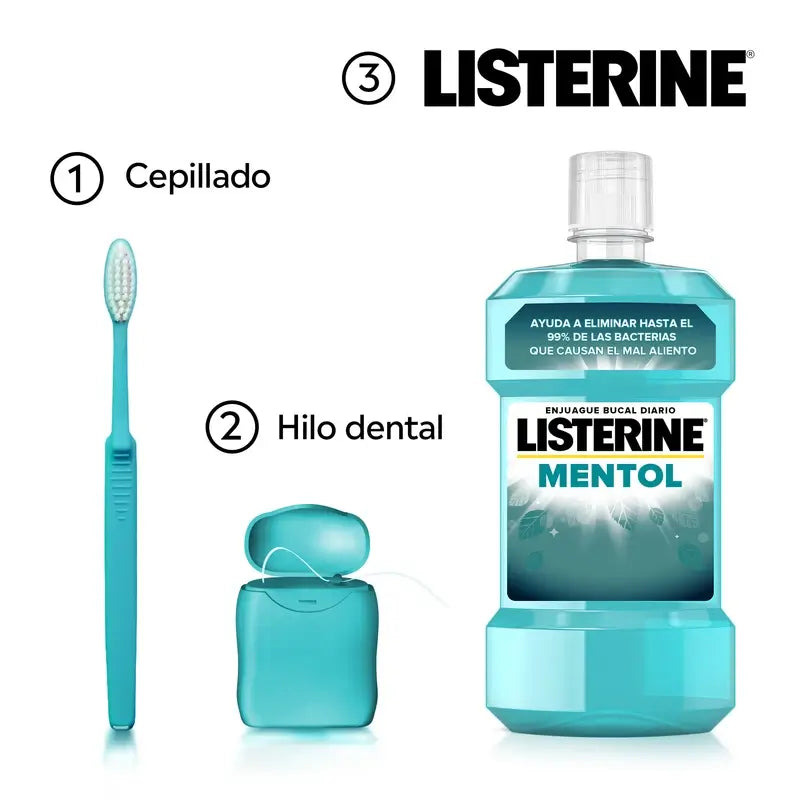 LISTERINE Menthol-Mundspülung, 500 ml