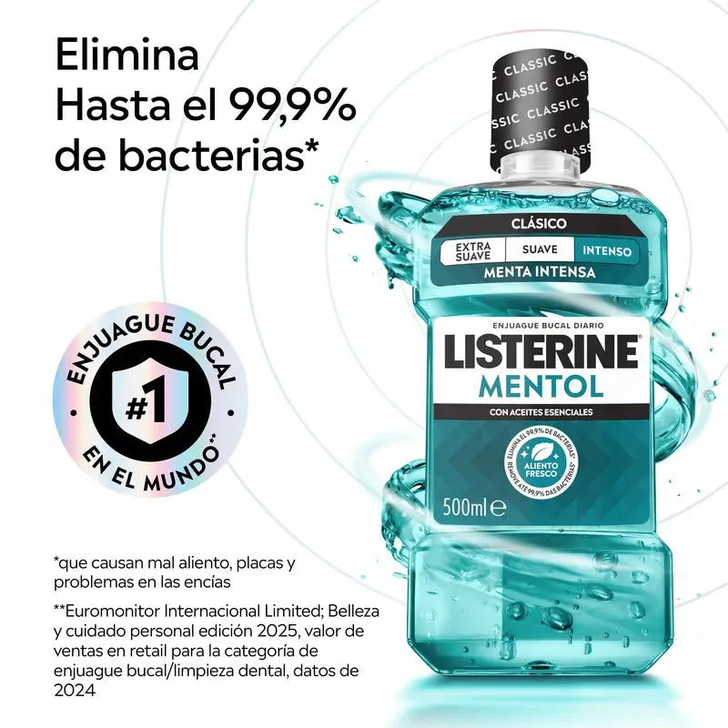 LISTERINE Menthol-Mundspülung, 500 ml