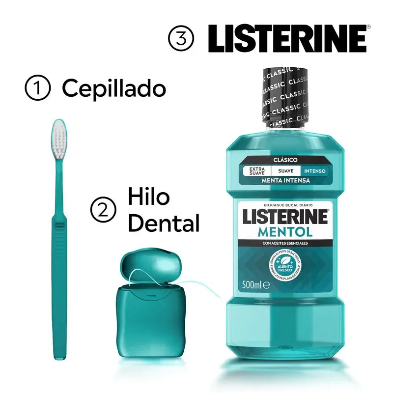 LISTERINE Menthol-Mundspülung, 500 ml