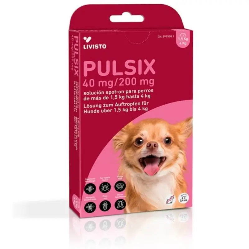 Livisto Pulsix <4 kg, 4 Pipetten
