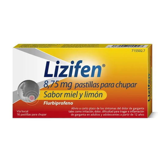 Lizifen 8,75 mg Honig-Zitrone-Geschmack, 16 Lutschtabletten