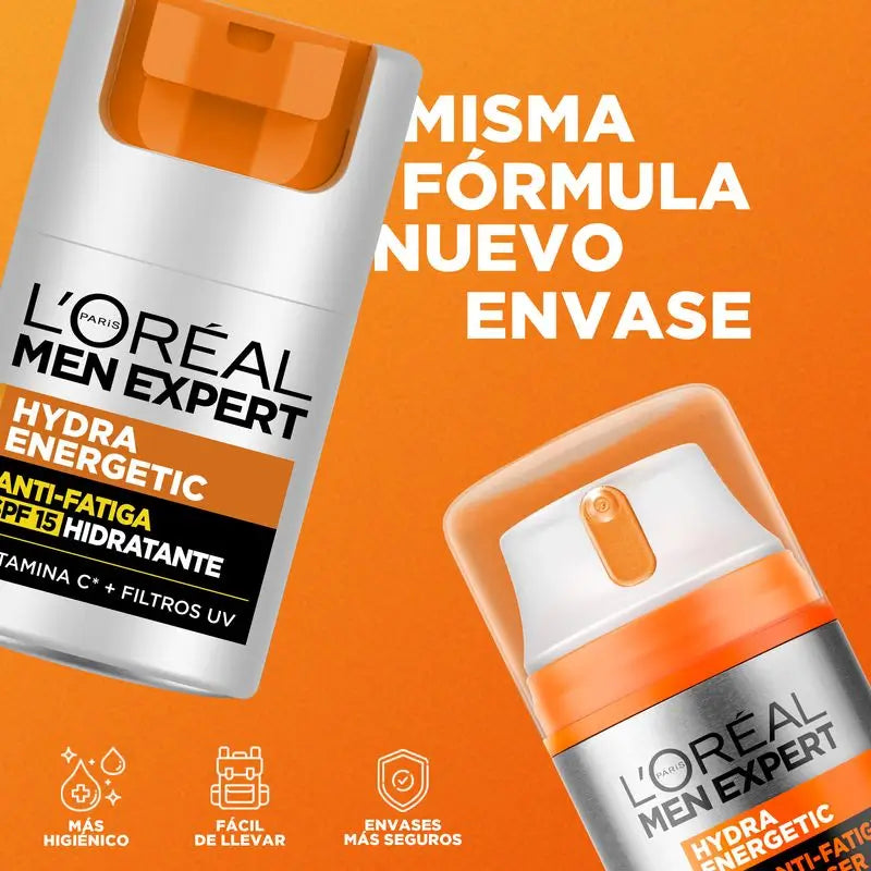 L'Oréal Paris Men Expert Hydra Enegertic 24H Anti-Fatigue Feuchtigkeitscreme mit Spf15