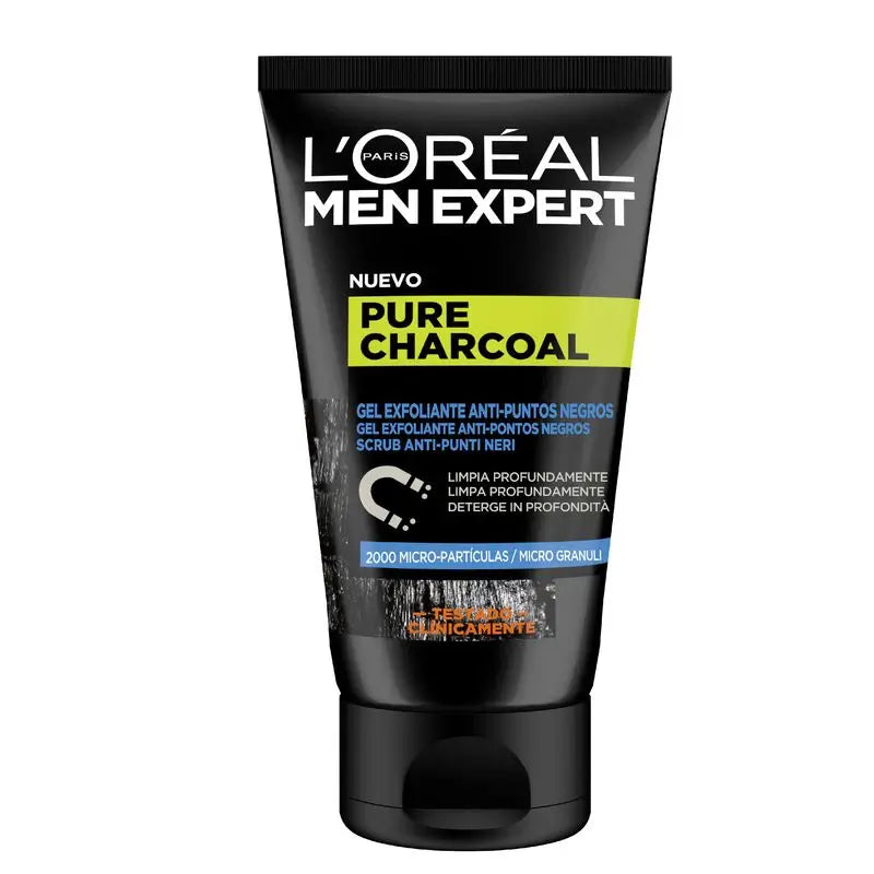 L'Oréal Paris Men Expert Pure Charcoal Anti-Blackhead Peeling Gel 100 Ml