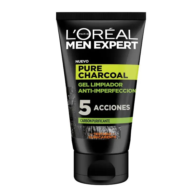 L'Oréal Paris Men Expert Pure Charcoal Anti-Imperfection Reinigungsgel 100 Ml