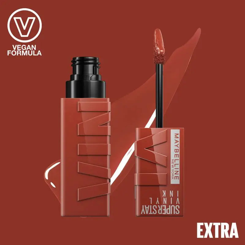 Maybelline New York Superstay Vinyl Ink Lippenstift, Farbton 130 Extra