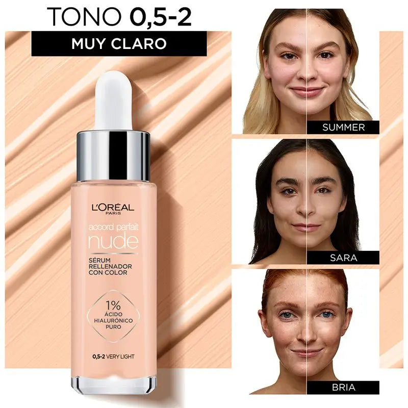 L'Oréal Paris Accord Parfait Colour Serum 0.5-2 Sehr heller Farbton