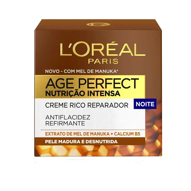 L'Oréal Paris Age Perfect Intense Nutrition Rich Repairing Night Cream Reife und unterernährte Haut 50Ml