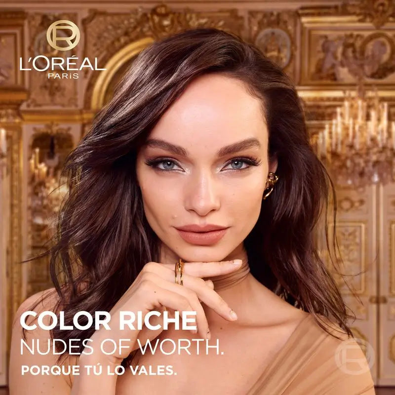 L'Oréal Paris Lippenstift Color Riche Nudes of Worth Matte Shade 540 Nude Unstoppable