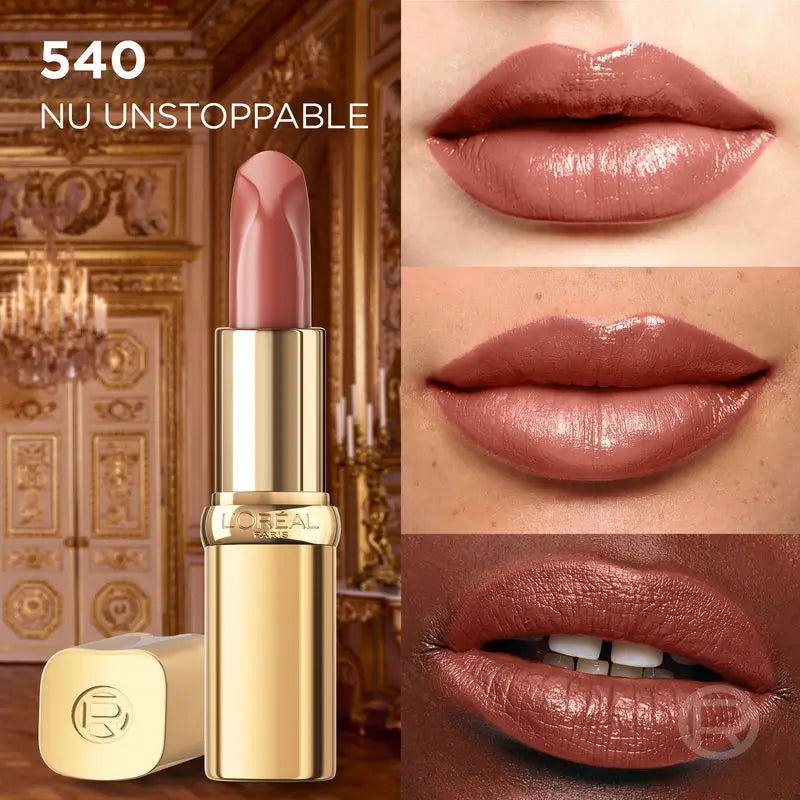 L'Oréal Paris Lippenstift Color Riche Nudes of Worth Satin Gloss Shade 540 Nude Unstoppable