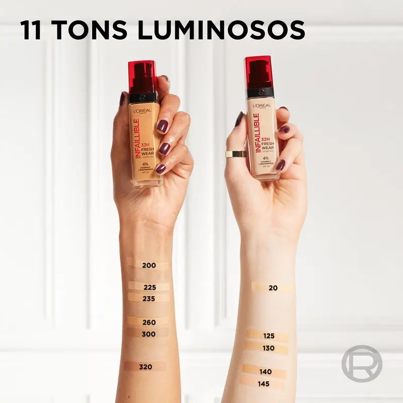 L'Oréal Paris Infaillible Foundation 32H Freshwear 30Ml Farbton 015