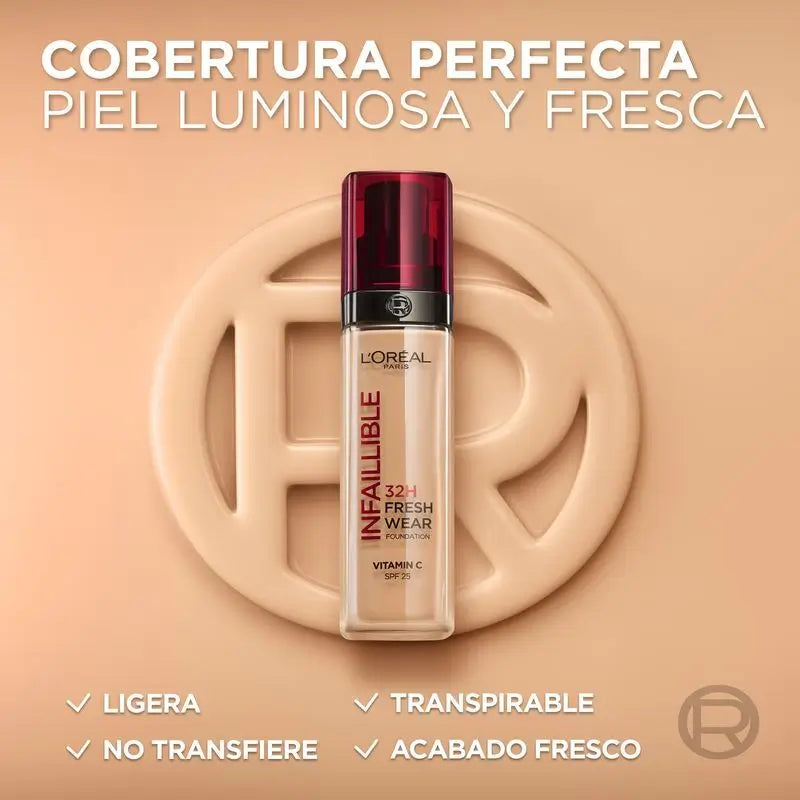 L'Oréal Paris Infaillible Foundation 32H Freshwear 30Ml Farbton 130