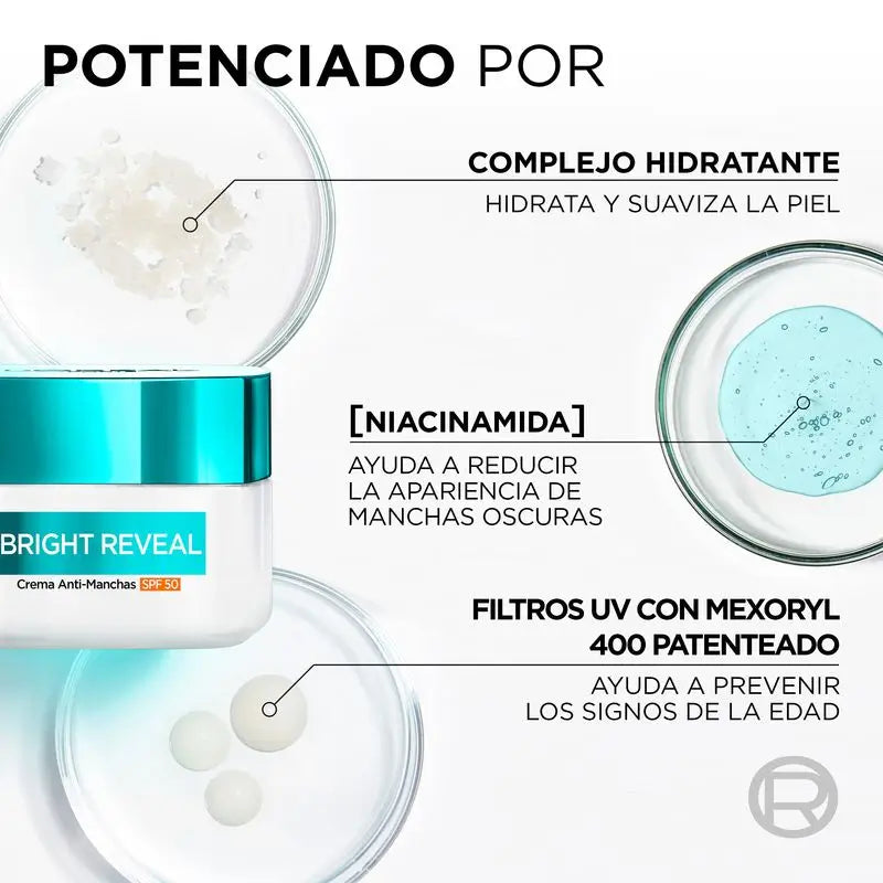 L'Oréal Paris Bright Reveal Anti-Blemish Creme Spf 50