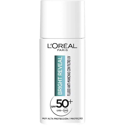 L'Oréal Paris Bright Reveal Anti-Blemish Feuchtigkeitsfluid mit UV-Filter Spf50+ und Niacinamid