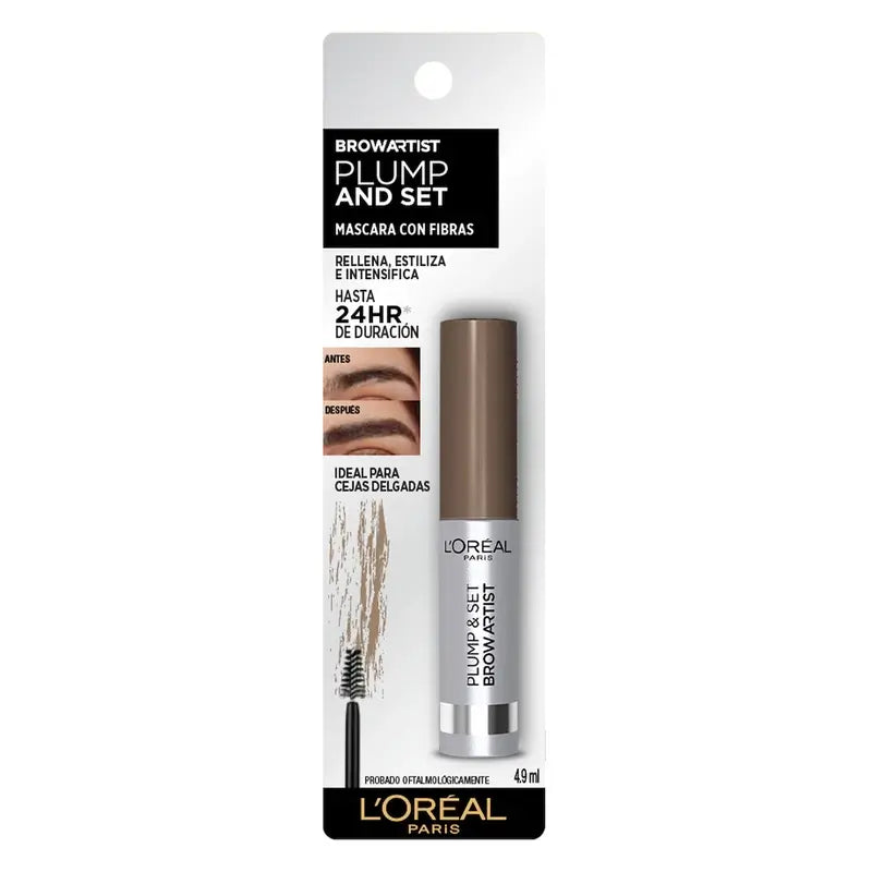 L'Oréal Paris Braue Künstler Plum&Set Braue Wimperntusche 105 Brünett