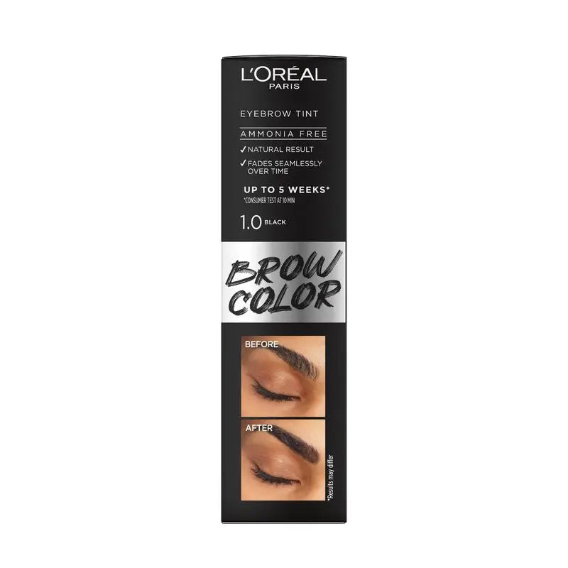 L'Oréal Paris Brauenfarbe Semi-Permanent Brauenfarbe 1.0 Schwarz